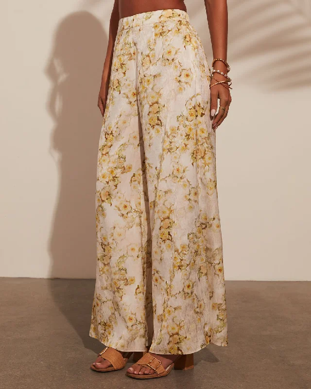 Patrizia Wide Leg Printed Pants