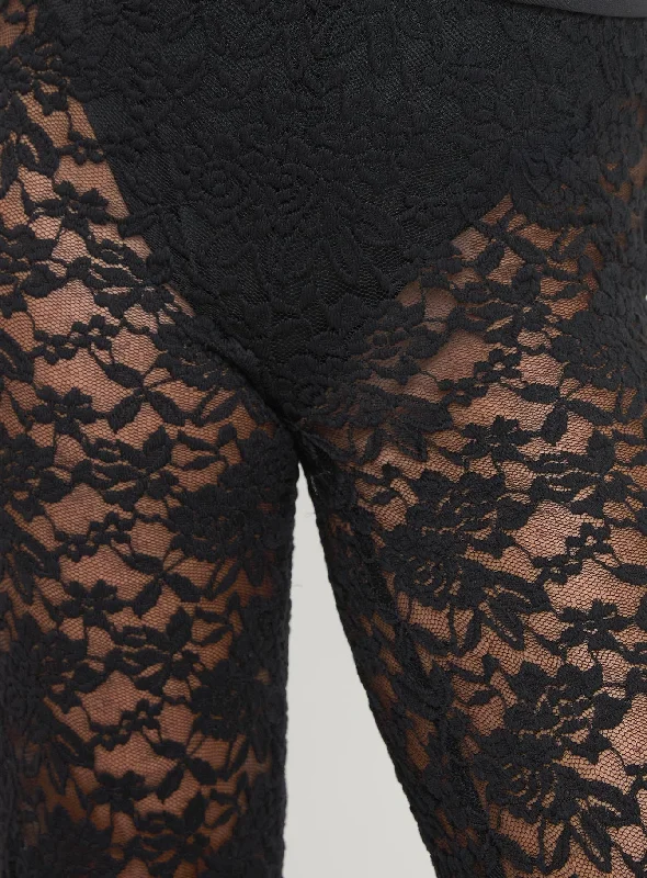 Peru Lace Pants Black