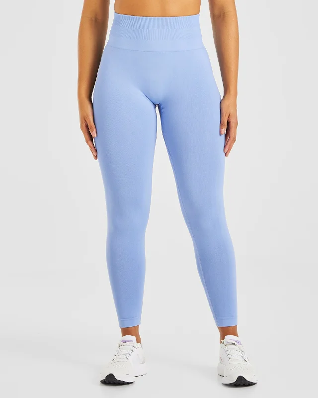 Power Seamless Leggings - Blue