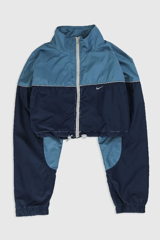 Rework Nike Crop Windbreaker - XL