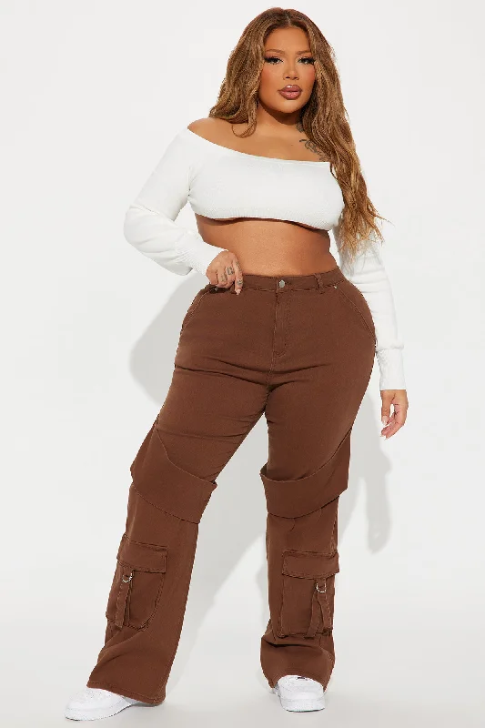 Ride 'Em Cowboy Cargo Pant - Chocolate