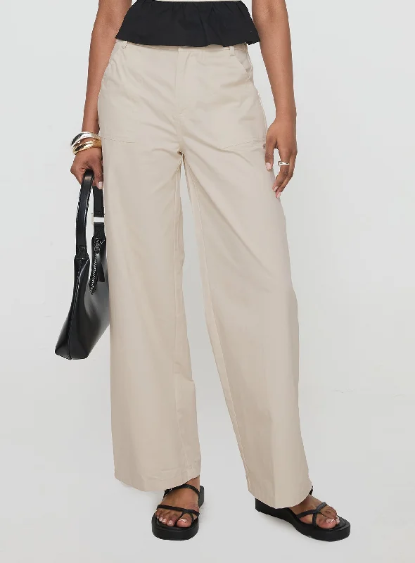 Scintillating Pants Beige