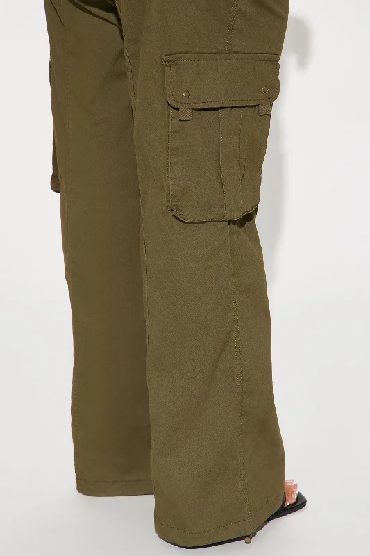 Shame On You Cargo Jogger - Olive