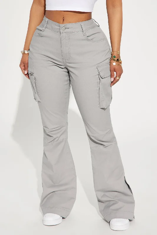 She's a Keeper Cargo Pant - Grey