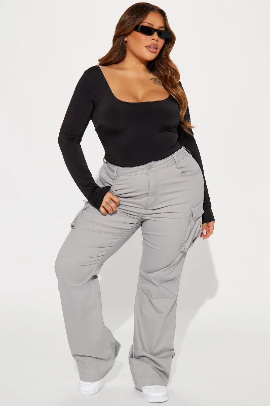 She's a Keeper Cargo Pant - Grey