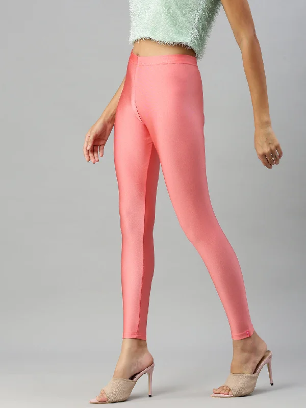 Shimmer Leggings-Peach