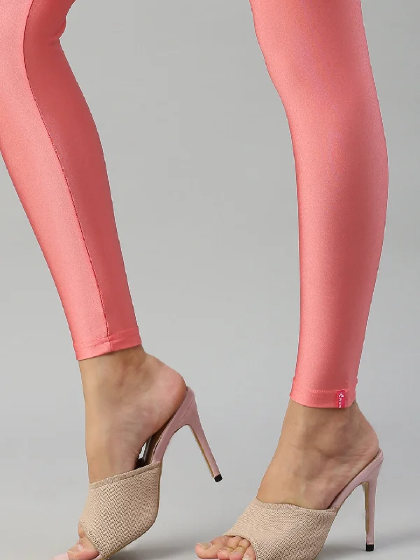 Shimmer Leggings-Peach