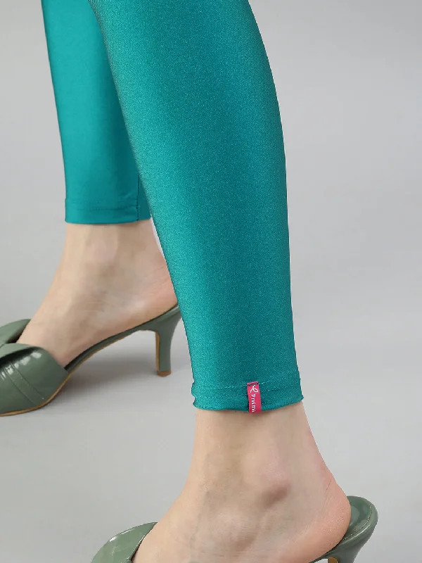 Shimmer Leggings-Rama Green