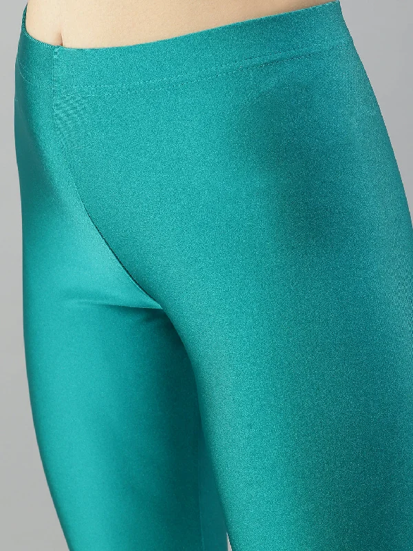 Shimmer Leggings-Rama Green