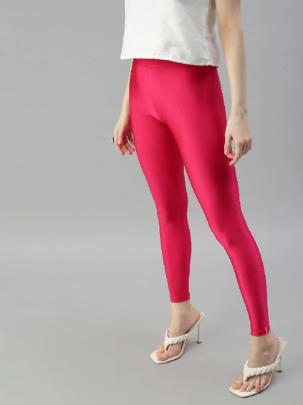 Shimmer Leggings-Strawberry