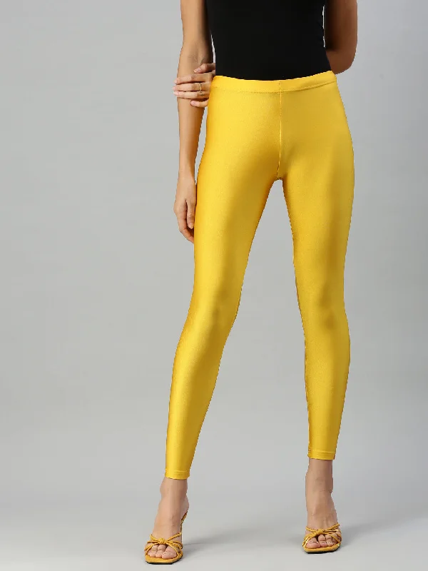 Shimmer Leggings-Yellow Gold