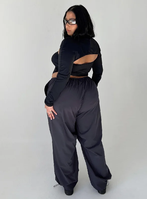 Snow Parachute Pants Slate Curve