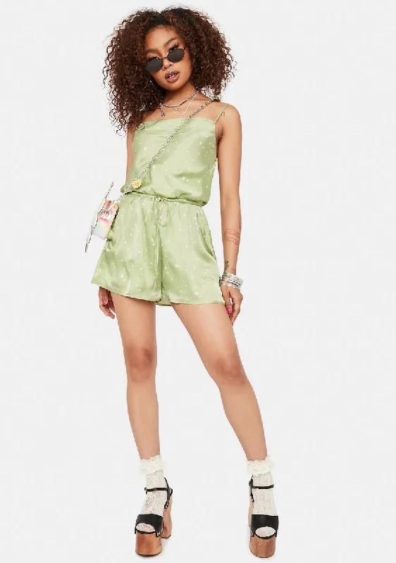 Stars For Wishing Satin Romper