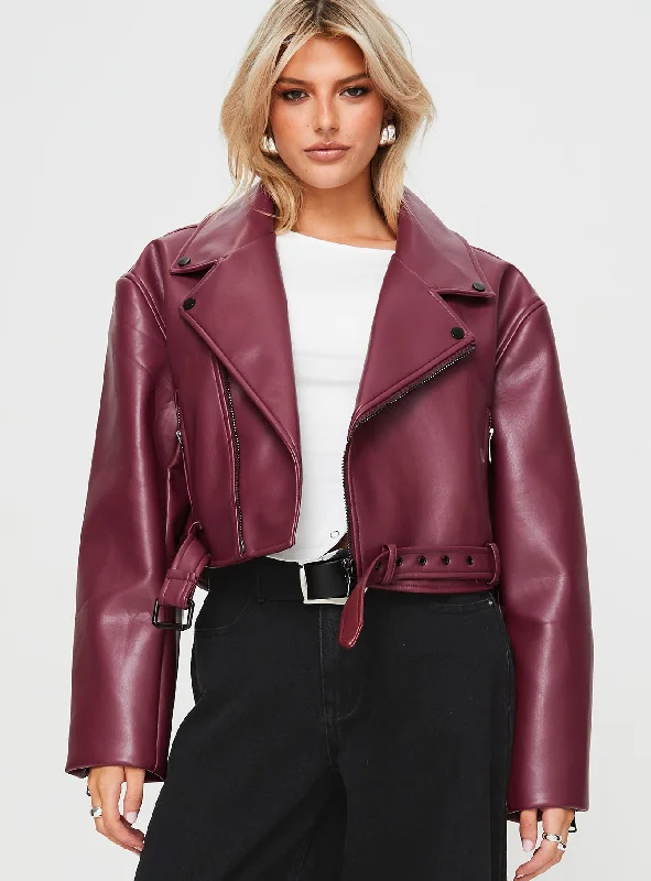 Staten Island Jacket Burgundy