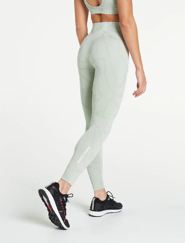 Sustainable Seamless Leggings - Sage Green