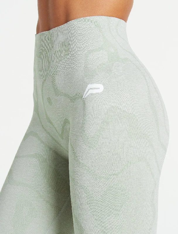 Sustainable Seamless Leggings - Sage Green