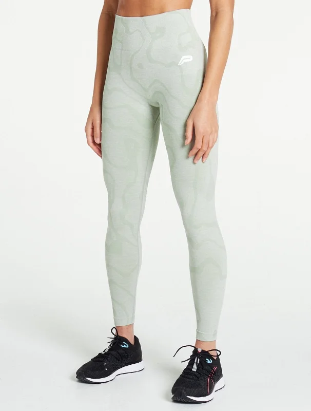 Sustainable Seamless Leggings - Sage Green