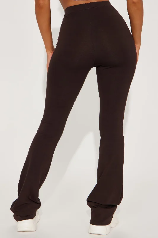 Tall Adriana Flare Pant - Chocolate