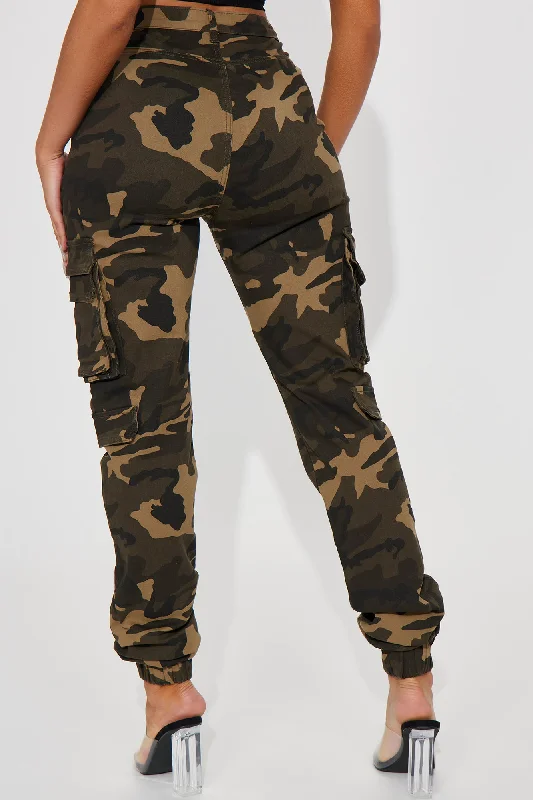 Tall Good Vibes Cargo Jogger - Camouflage