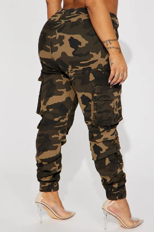 Tall Good Vibes Cargo Jogger - Camouflage