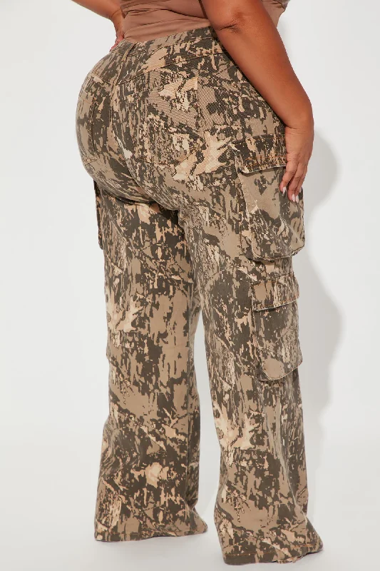 Topanga Camo Cargo Pant - Green/combo