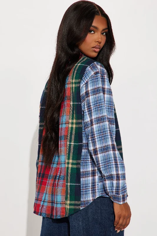 Trend Setter Plaid Shirt - Multi Color