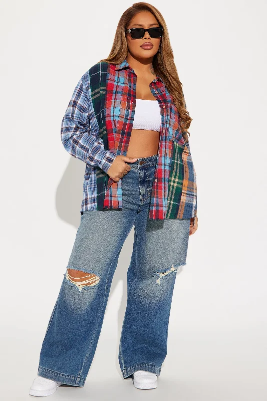 Trend Setter Plaid Shirt - Multi Color