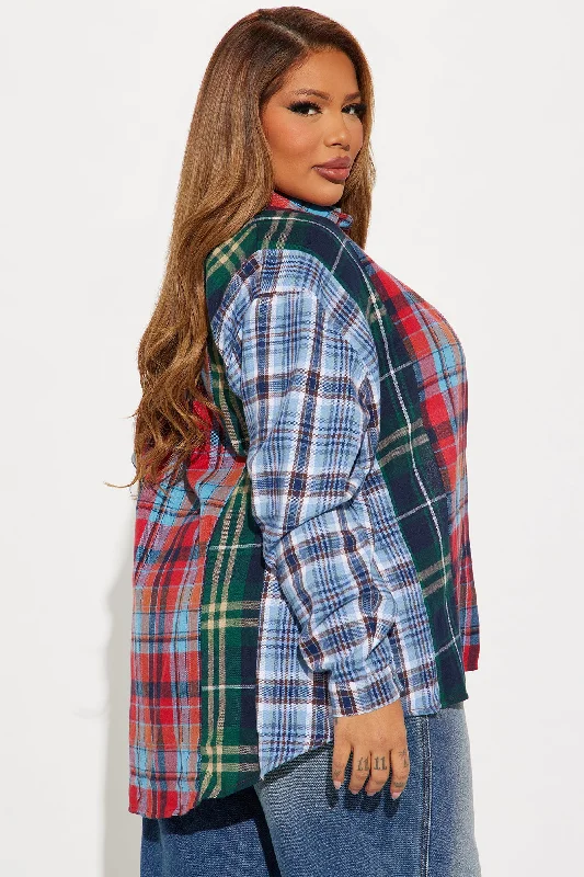 Trend Setter Plaid Shirt - Multi Color