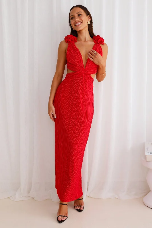 Trust Your Love Maxi Dress Red