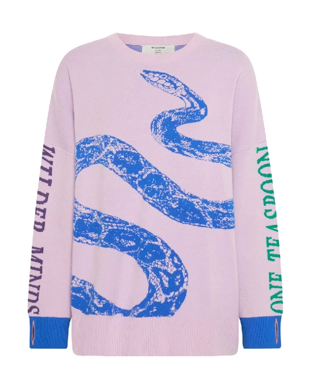 TWISTED SNAKE KNIT SWEATER