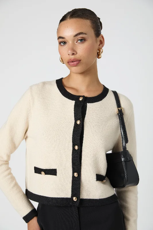 Vhari Contrast Cardigan