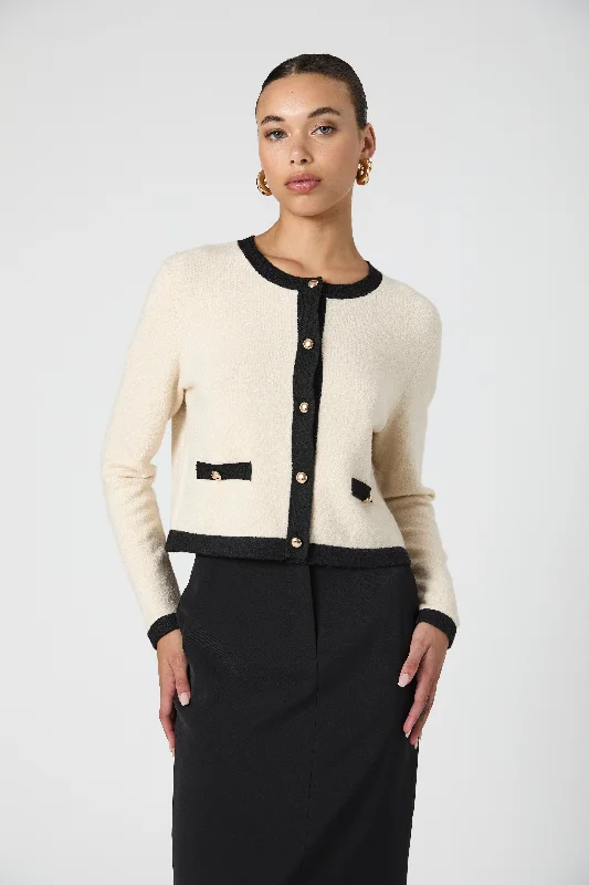 Vhari Contrast Cardigan