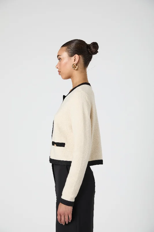 Vhari Contrast Cardigan