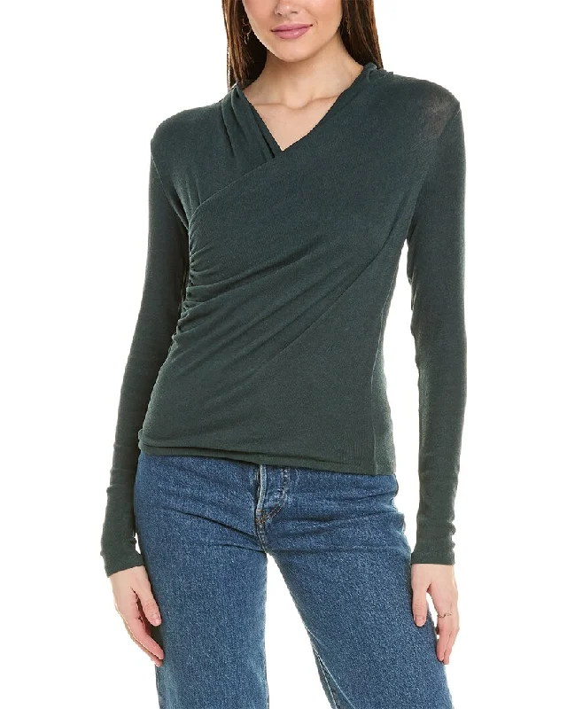 Vince Fixed Wrap Top