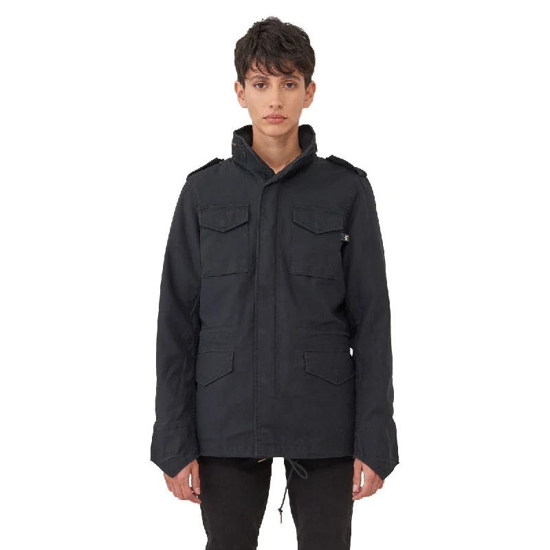 Alpha Industries Women's Black M-65 Defender Field Coat