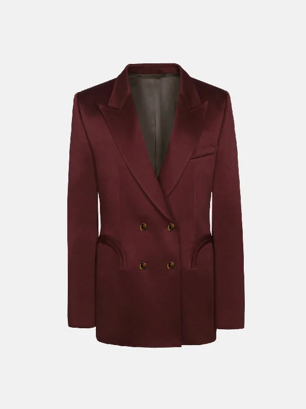 Women's Novalis Blazer In Rust Heart