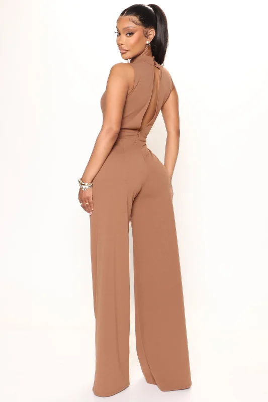 Workaholic Jumpsuit - Mocha