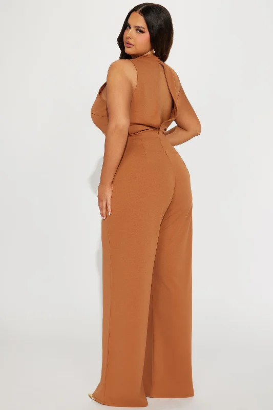 Workaholic Jumpsuit - Mocha