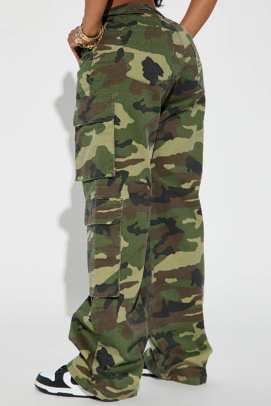 You Lost Me Camo Cargo Pant - Olive/combo