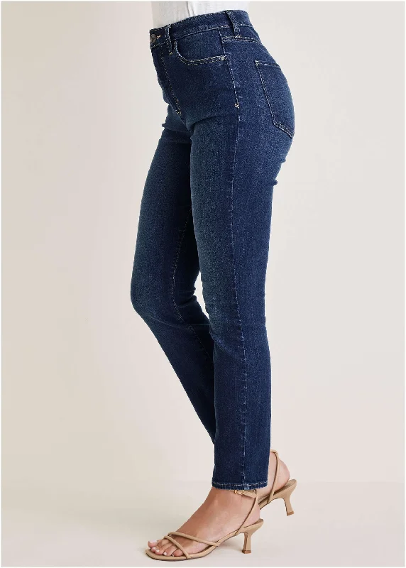 Slim leg jeans  - Dark Wash