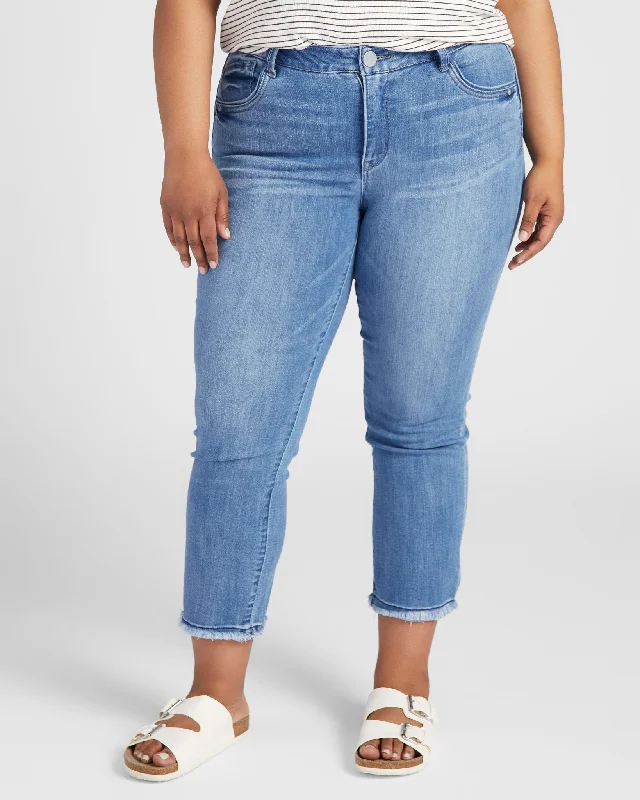 Plus Size Absolution High Rise Slim Straight Jeans